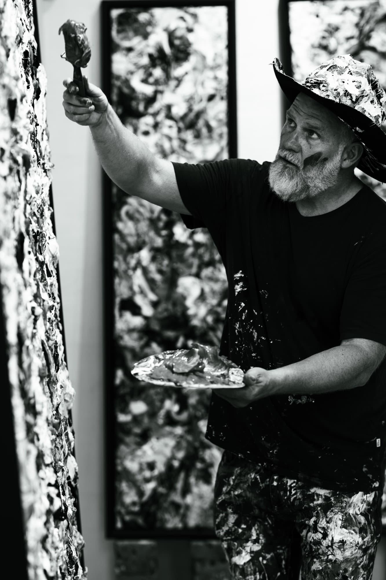 David Bjerre painting