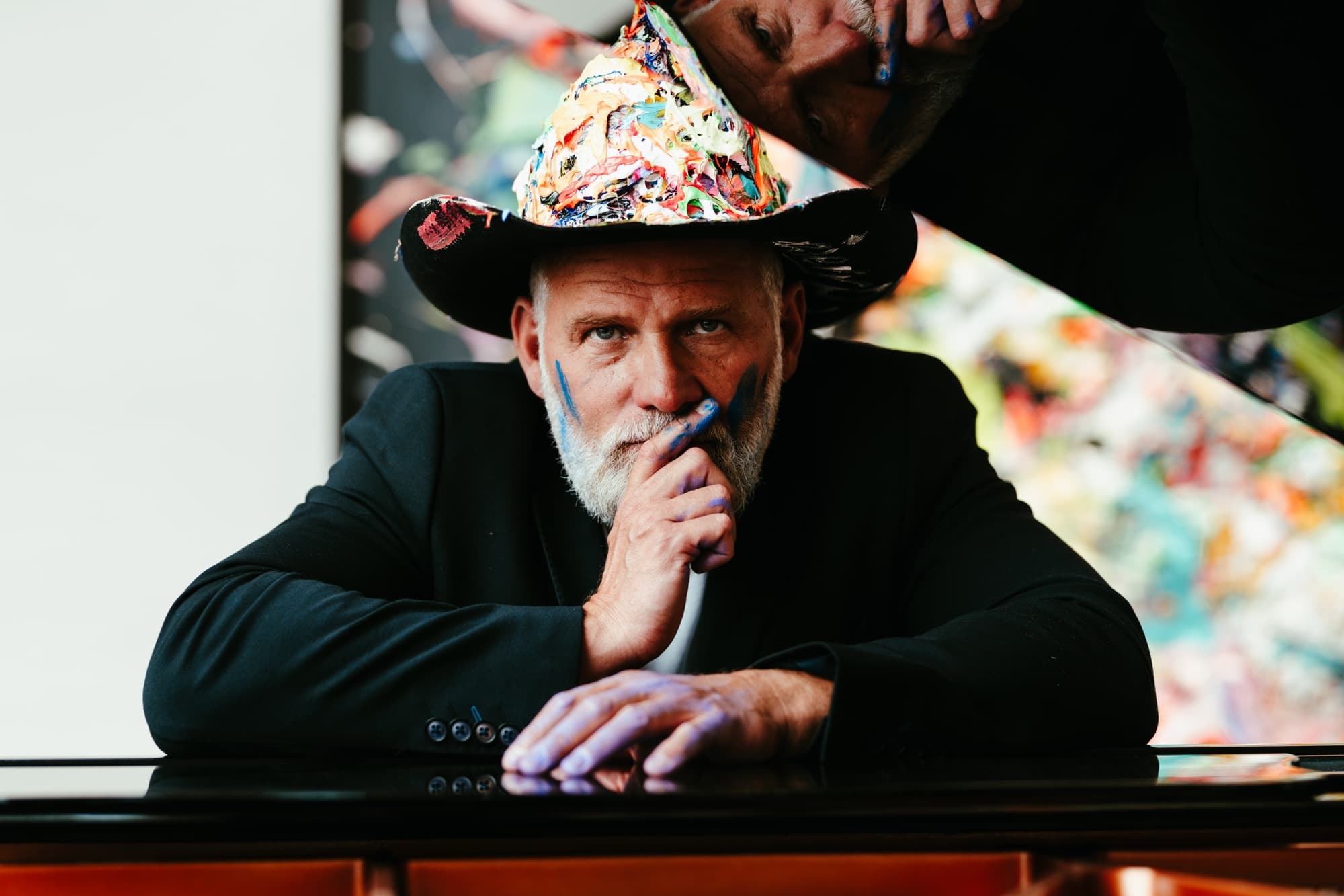 David Bjerre at the piano