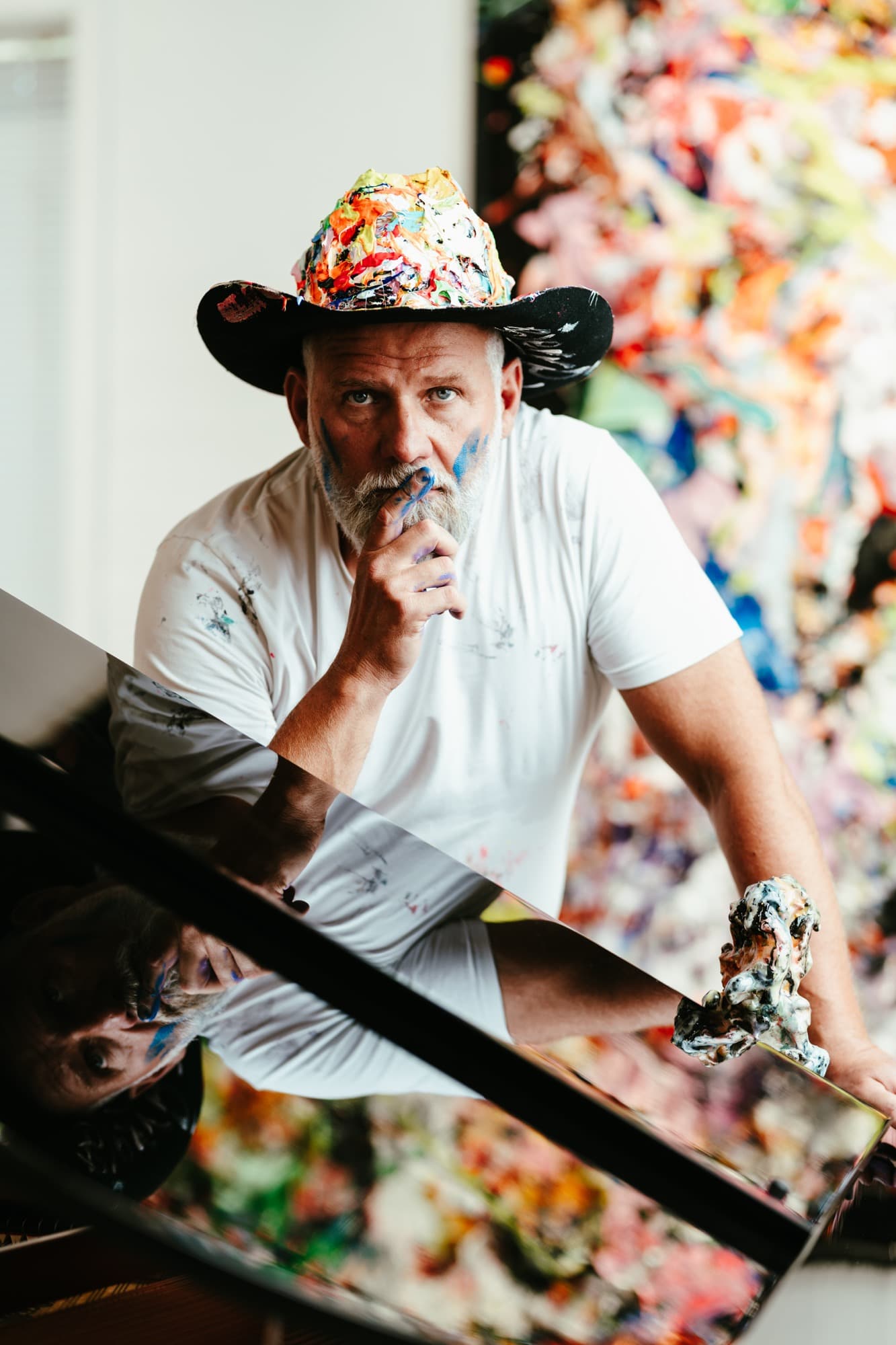 David Bjerre at the piano